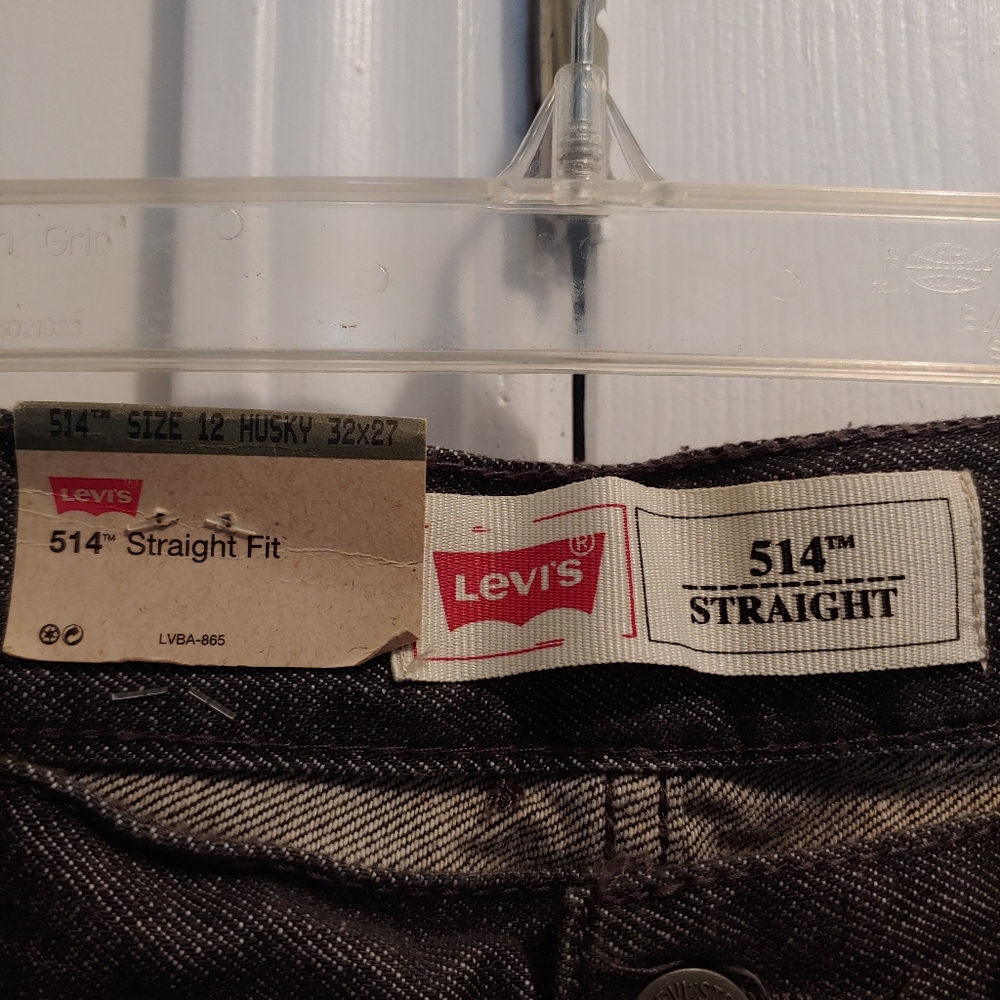Levi's 514 34 × 27 Husky straight fit Gray Jeans - Picture 3 of 6